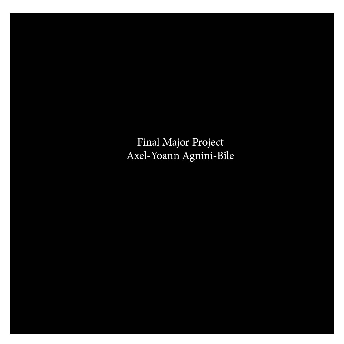 Axel-Yoann Agnin-Bile | Graphic Design 3